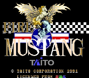 Fire Mustang (Japan) screen shot title